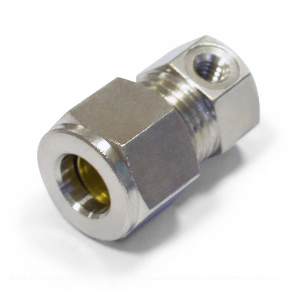 Соединитель конечный на 1 форсунку для шланга 3/8 (обжимной)